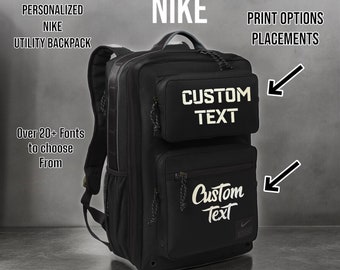 Custom Nike Backpack, Nike Backpack, Custom Nike bag with logo, Nike custom bag, Nike, custom Nike gifts, Personalized backpack, Nike gift