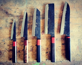 Ręcznie kuty nóż kuchenny