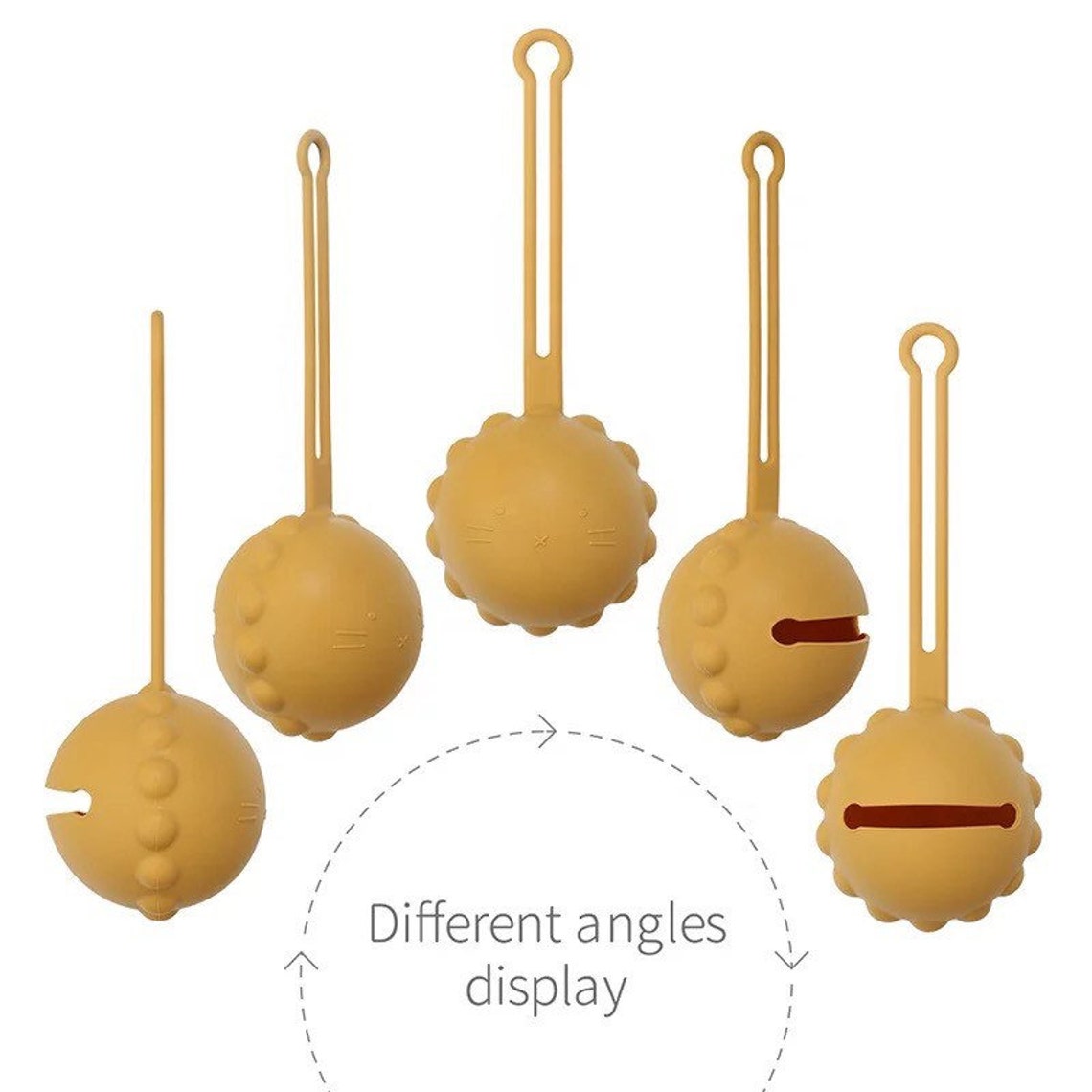 Pacifier Holder Silicone Dummy Case Baby Gift Etsy UK