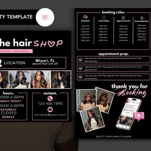 Acuity Scheduling Template, DIY Acuity Booking Site Template, Acuity Site Design, Hair Stylist, Makeup Artist, Lash Tech Website Template