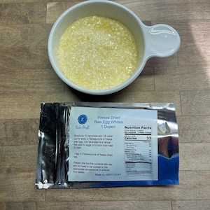 Freeze Dried Raw Egg Whites