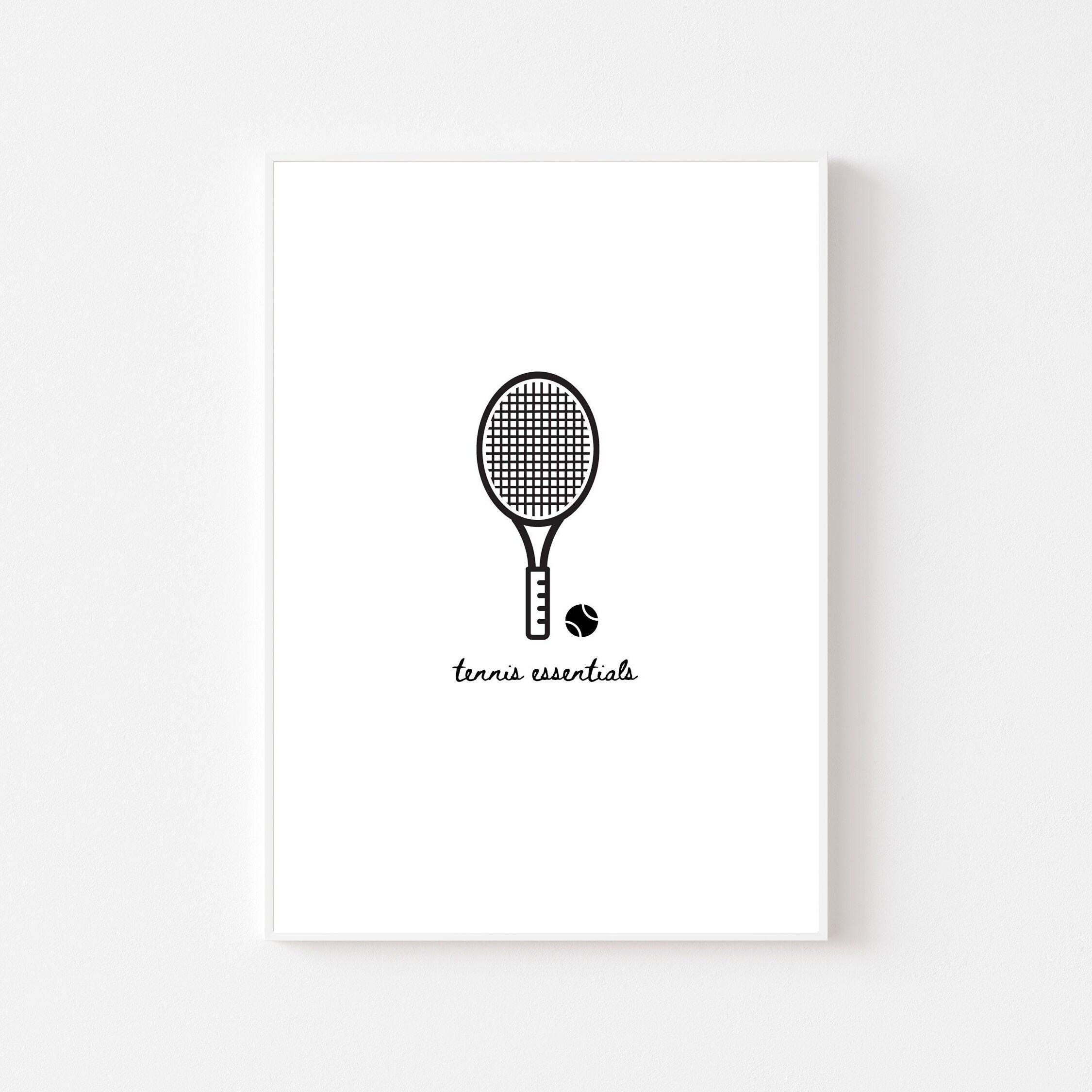 Tennis Printable A4 Kids Printable Art Teenager Printable - Etsy