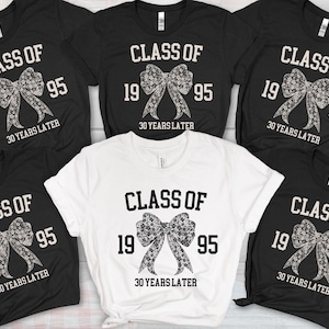 Personalized 30th Class Reunion Group Matching Shirts, Class of 1995 T Shirts, Custom 50th 30th Class Reunion T-Shirt, Class of 1985 Tees