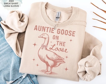 Tante Gans Sweatshirt: Lustiges Geschenk für Tante, Schwangerschaftsankündigung
