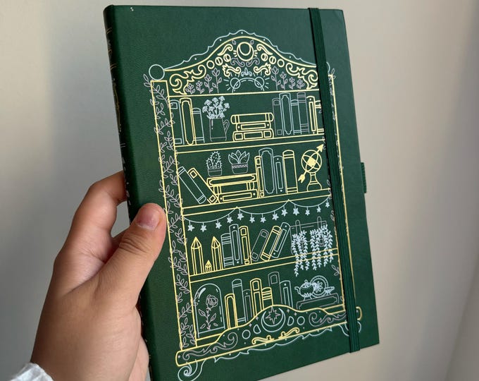 Green Book Journal - Book Tracker - Book Review Journal - Gifts for ...