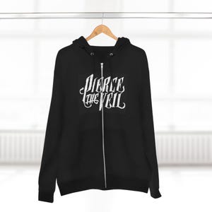 PTV Unisex Zip-Up Hoodie, Music Merchandise, Concert Outfit, Gift for Music Lovers, Casual Wear, Alternative Fashion