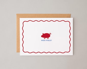 Woo Piglet Arkansas Kinderbriefpapier
