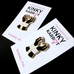 Bound Hands Enamel Pin | Shibari-Inspired Pin | High-Quality Bondage Art Accessory