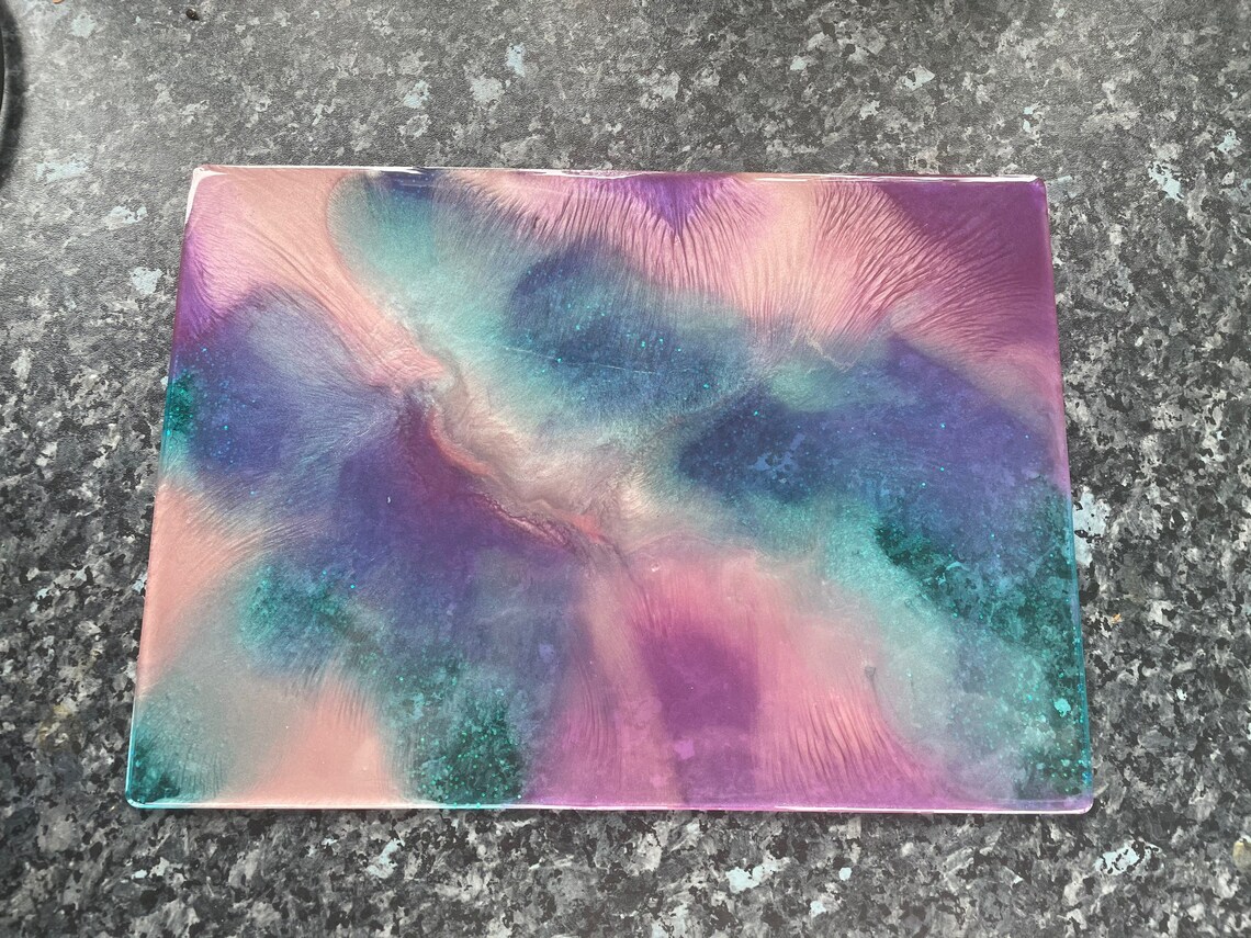 Large Resin Placemat/Table Mat Set of 2 Etsy