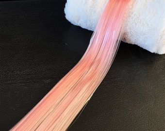 Sparkle Flamingo- Hair tinsel, Fairy hair strings, holographic hair, festival hair, sparkly hair 48 Inches