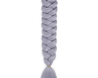 Grey 82” Jumbo Africa Braid Hair Extensions Offers You Unlimited Curls and Styles That Are Just Right For You. Xpression Hair Extension