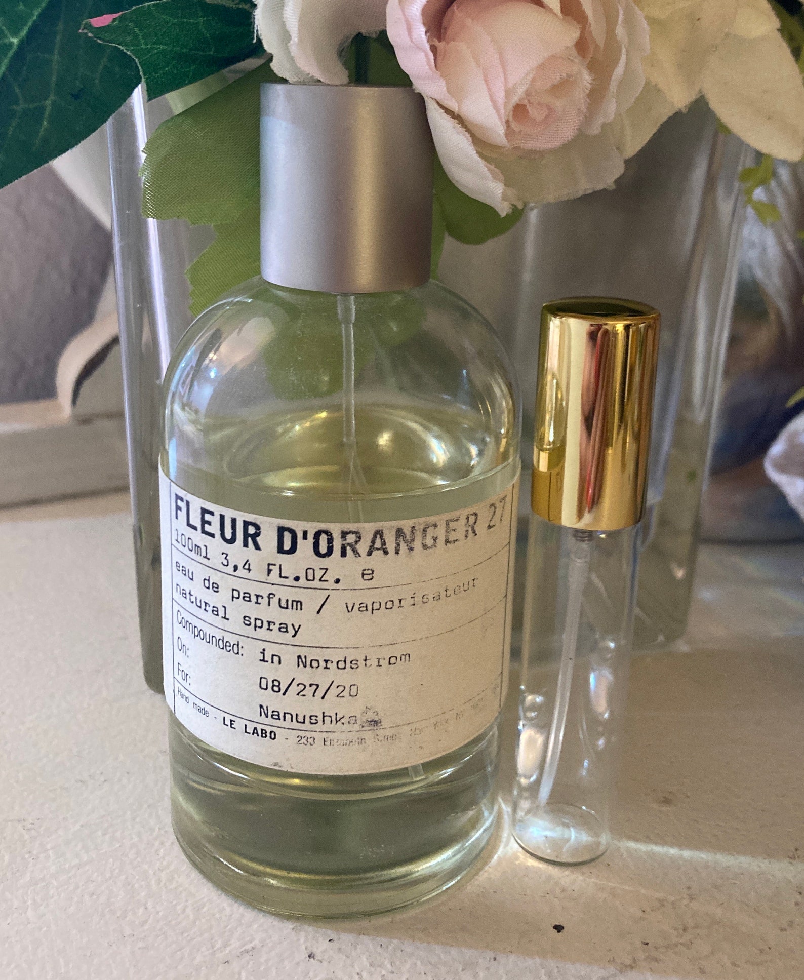 Le Labo Fleur D'Oranger 27 eau de parfum perfume 10 ML | Etsy