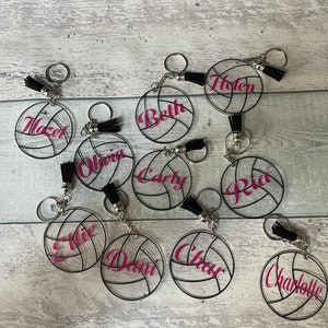 Personalised Netball Keyring / Perfect for Netball Teams