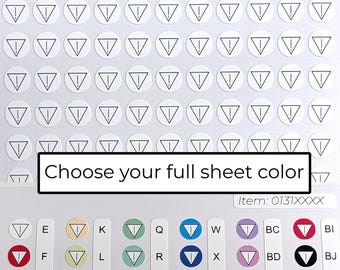 Warning Caution Stickers / Choose Your Color / Colorable / Journals / Notebooks / Calendars / Planners / Notes / Sticker Sheet 0131MAAE