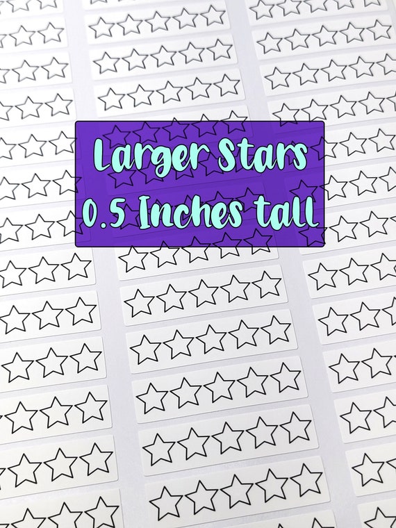 Star Four Inches Star Ratings 4 And A Half