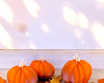 Pumpkin Spice Scented Candle | Autumn Harvest Decor