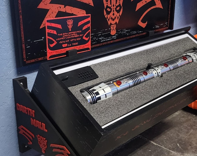 Featured listing image: Darth Maul Legacy Lightsaber Box Set Display