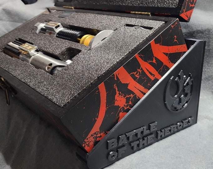 Featured listing image: Galaxy's Edge Limited Edition Legacy Lightsaber Box Set Display