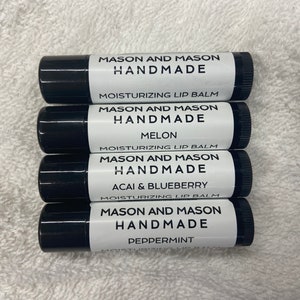 Moisturizing Lip Balm, multiple flavors