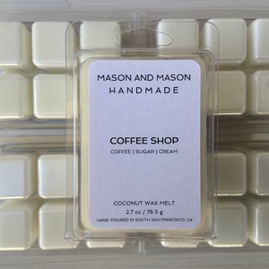 Coffee Shop Wax Melt: Clamshell, Coconut Tart Wax