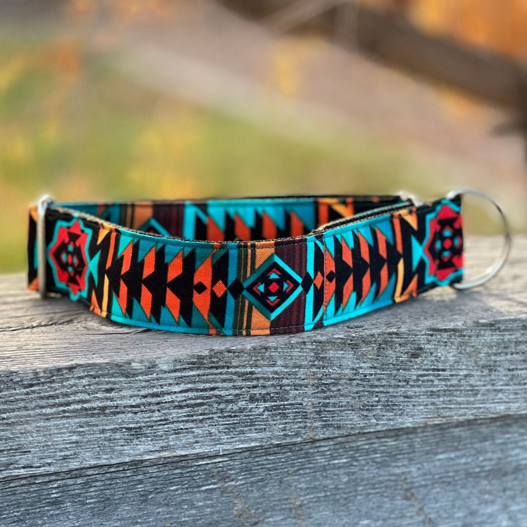 The Sequoia Dog Collar Aztec Dog Collar Bright Dog Collar Etsy