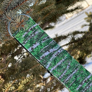 The Aspen Dog Collar ~ Green Dog Collar ~ Nature Dog Collar ~ Pretty Dog Collar ~ Fabric Dog Collar ~ Tree Dog Collar ~ Slip Style Collar