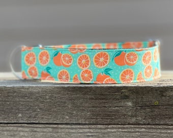 The Orange Peel Dog Collar ~ Orange Dog Collar ~ Bright Dog Collar ~ Citrus Dog Collar ~ Food Dog Collar ~ Fruit Dog Collar