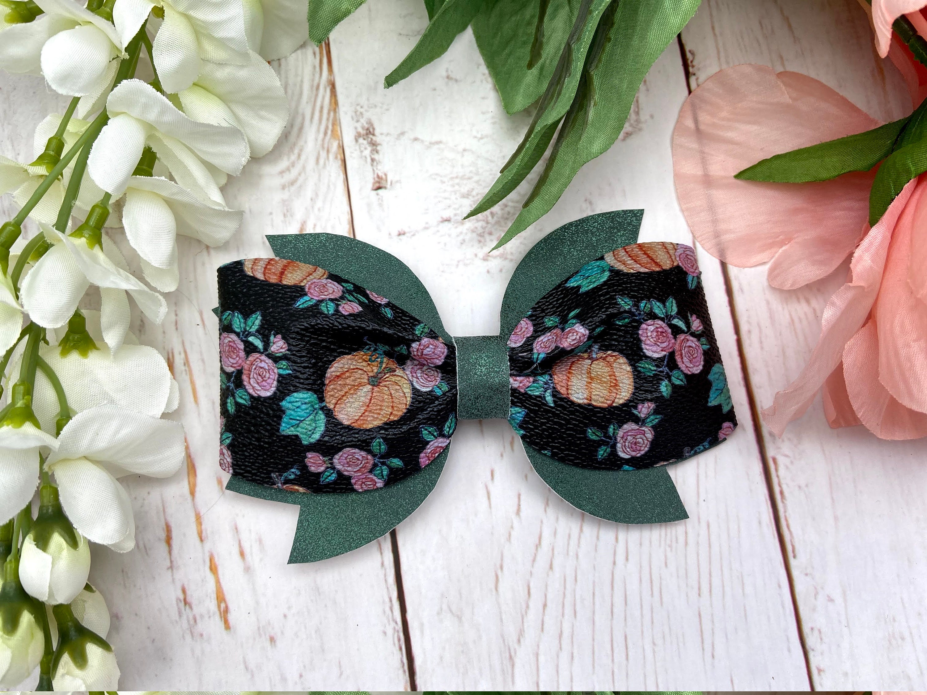 WRBAJIS Herbst-Haarspangen Set – Kürbis & Ahornblatt Design, 2 Stück, Für Frauen & Mädchen