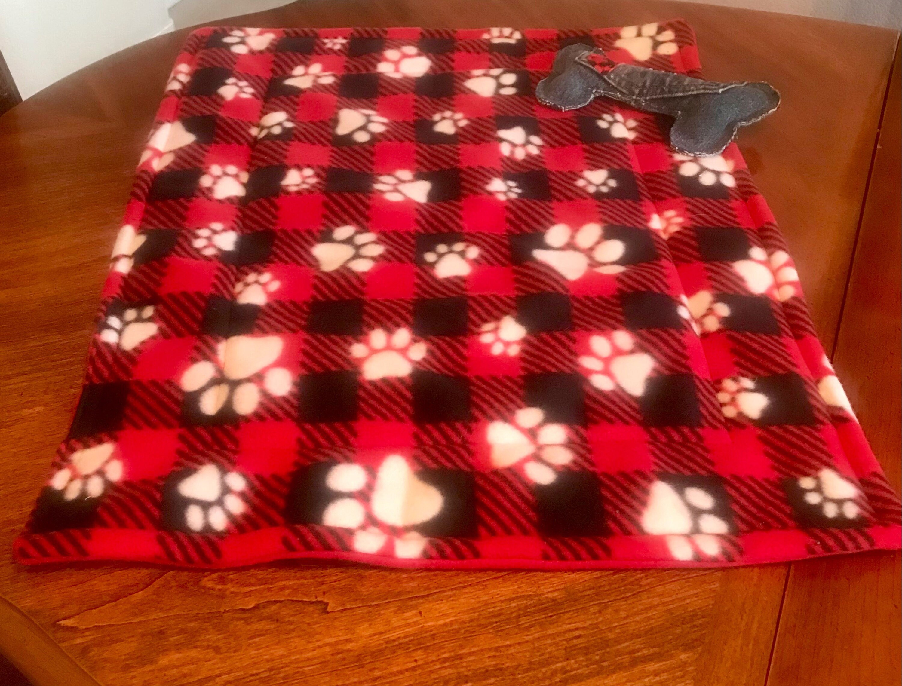 padded dog blanket