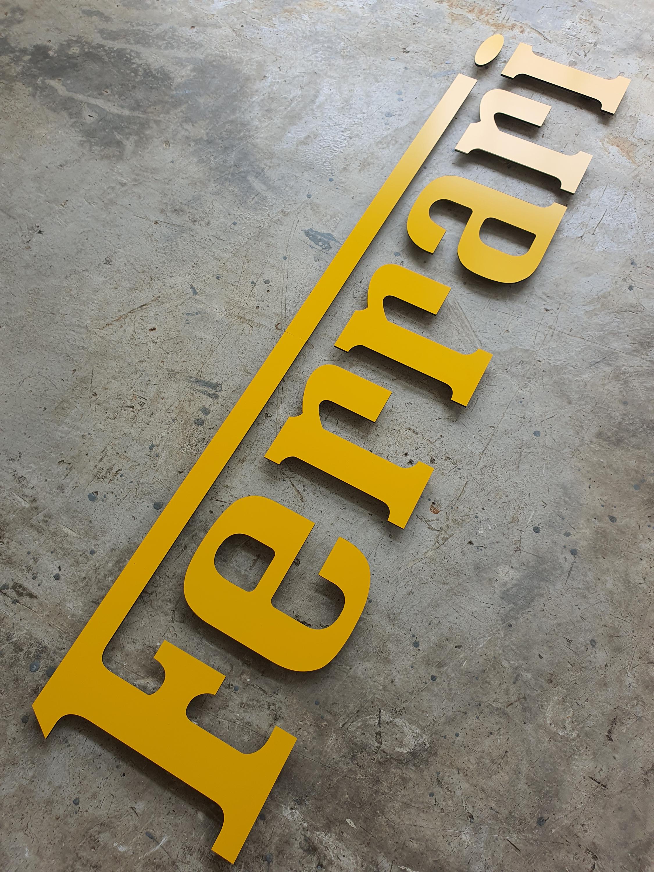 Ferrari Wall Logo, Aluminum Lettering* - Etsy