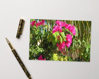 Postcard, Tropical Flowers Print, 4x6, Standard Postcard, Home Decor, Wall Print, Wall Decor, Tropical Artwork