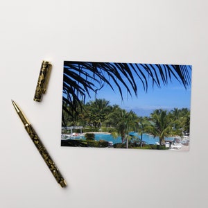 Carte postale, carte postale de palmier, art mural tropical, impression murale, décoration murale, affiche murale paradisiaque, impression 4 x 6, impression d'art minimaliste