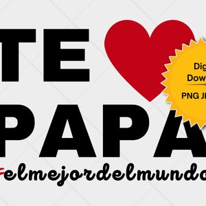 Father&#39;s Day Design | Diseño para el Día del Padre | Digital Download