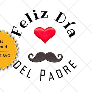 Father's Day in Spanish| Diseño para el Día del Padre | Digital Download