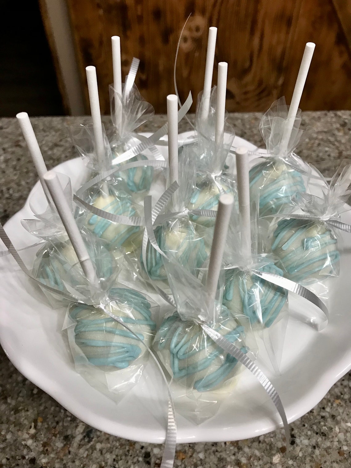 Cotton Candy Cake Pops Baby Shower Cake Pops Wedding Cake Pops Etsy