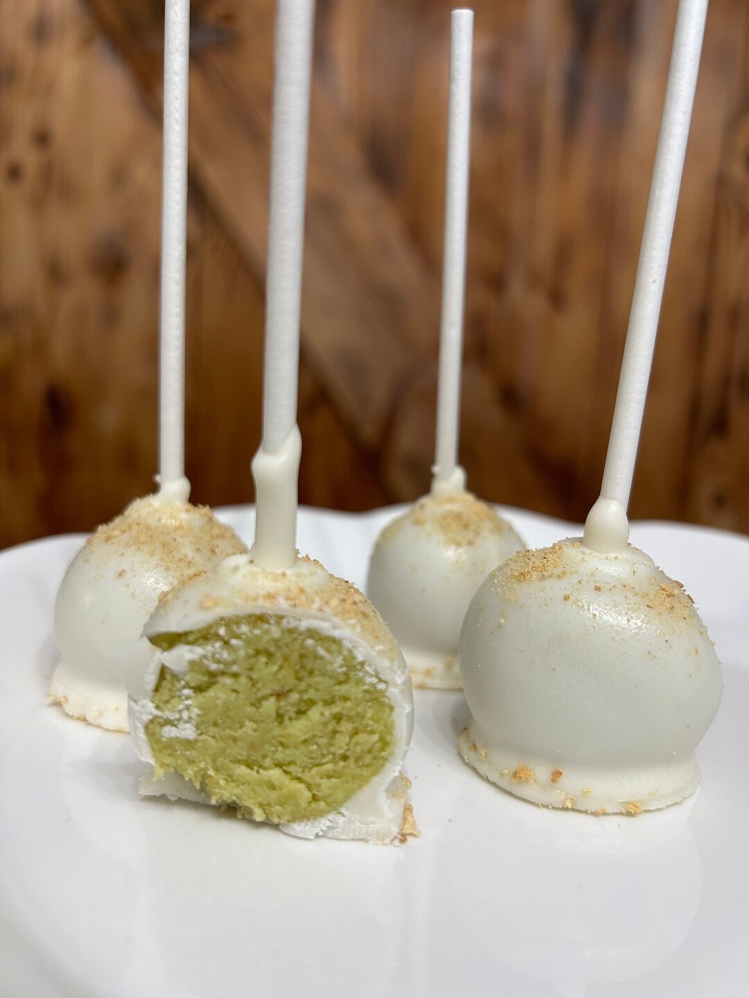 Key Lime Cake Pops Key Lime Pie Cake Pops Green Cake Pops Etsy
