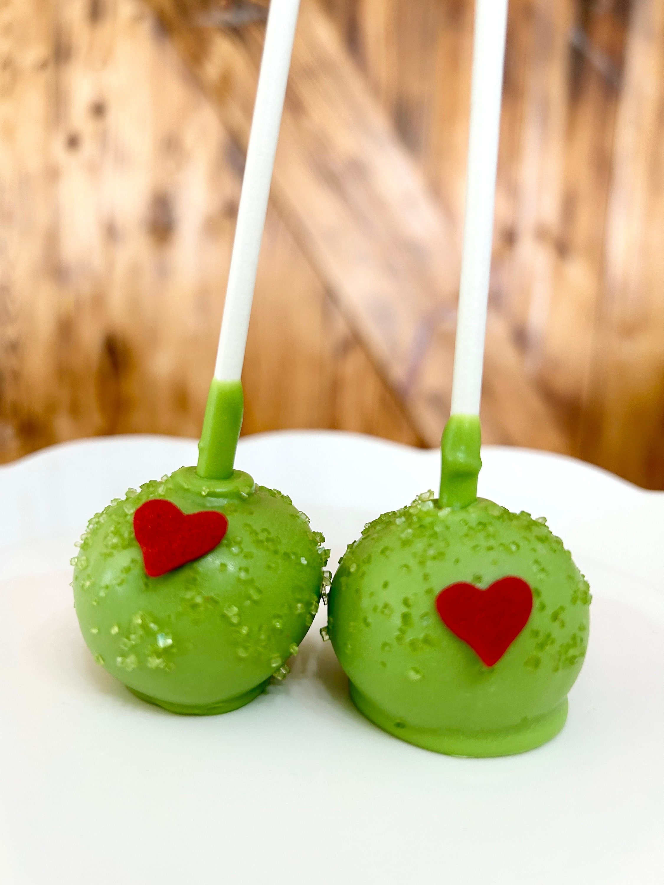 Christmas Cake Pops with Glass Presentation Jar