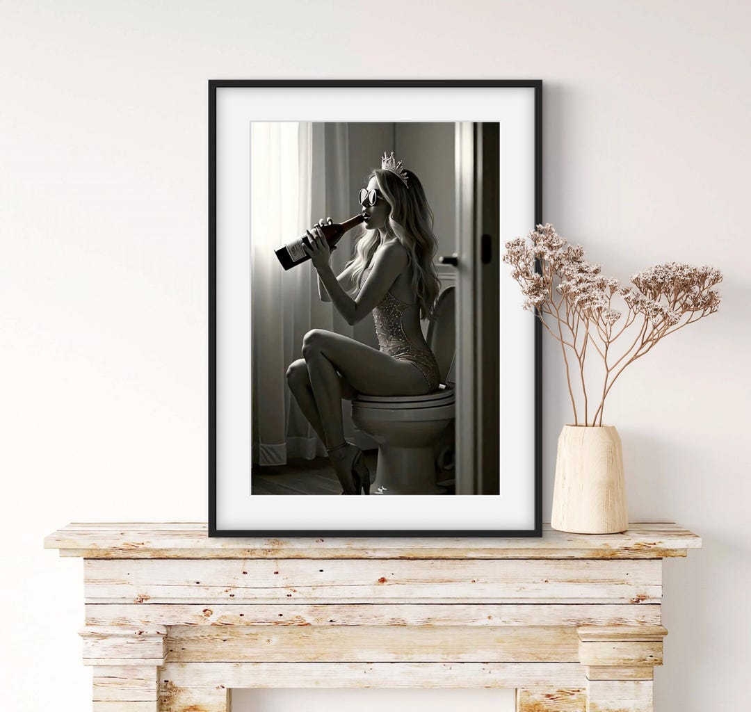 Cool Bathroom Wall Art, Bathroom Print, Bathroom Decor, Cool Wall Art ...