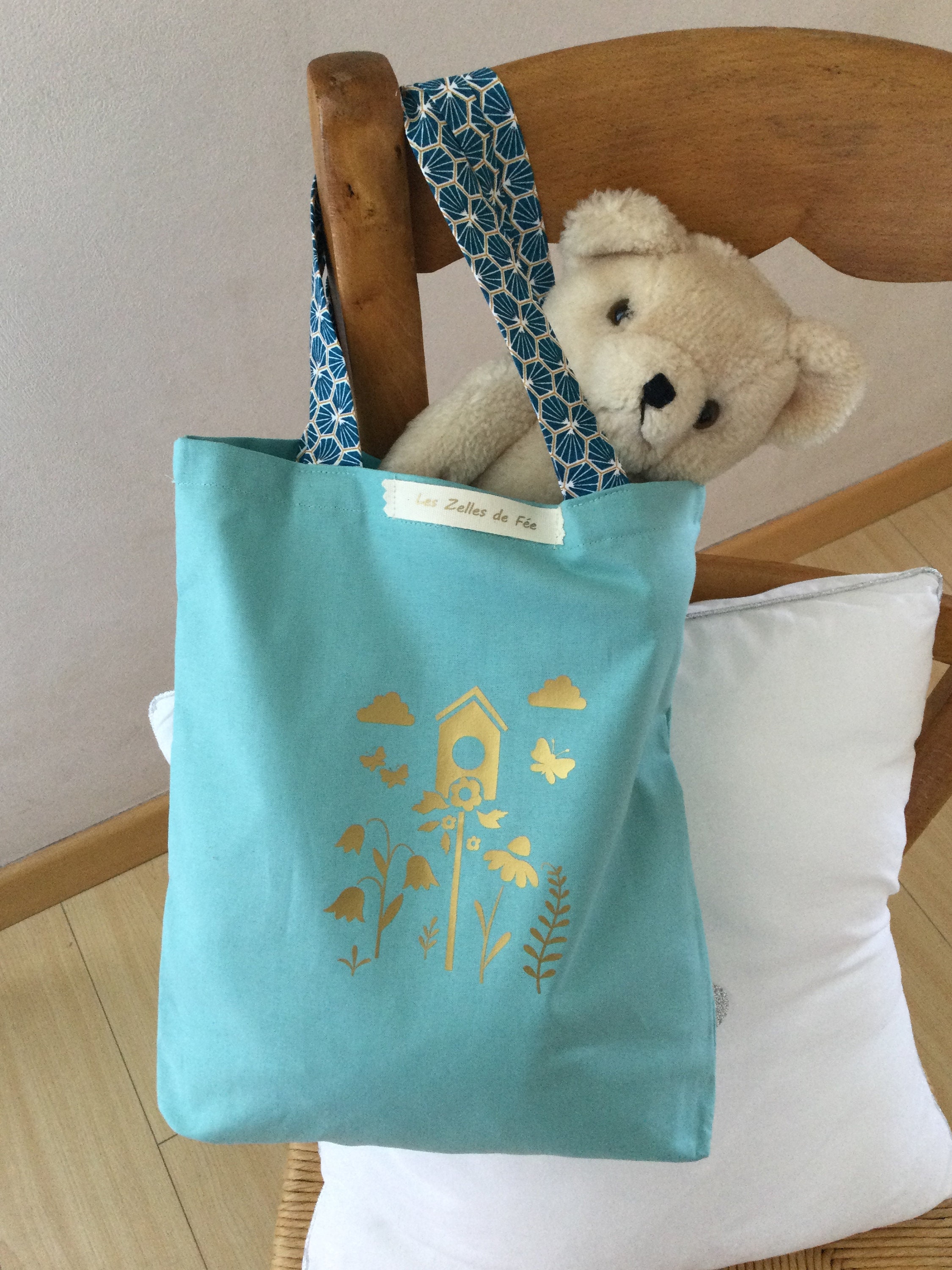 Children's bag cuddly bag pajama bag tote bag Etsy