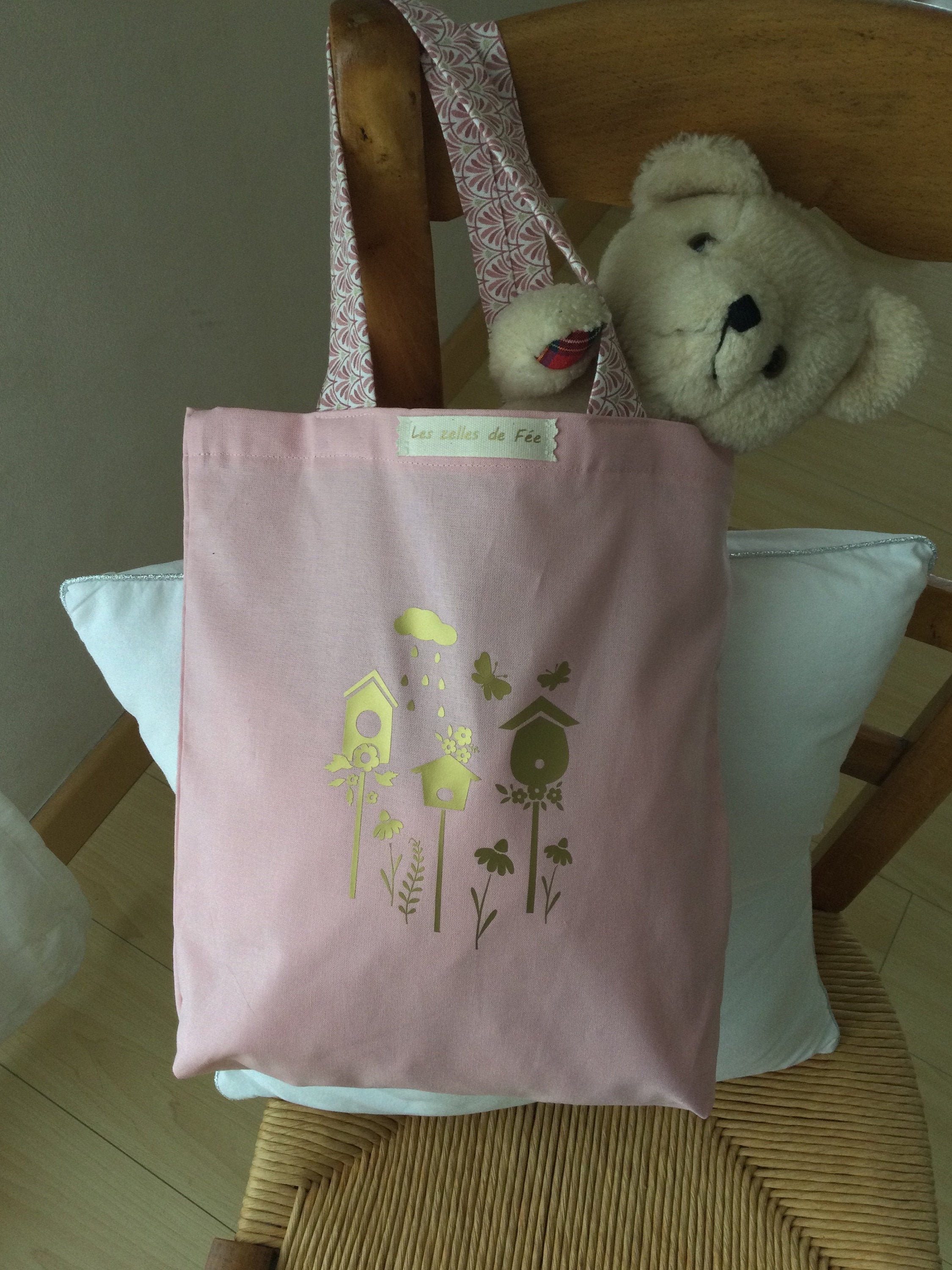 Children's bag cuddly bag pajama bag tote bag Etsy