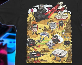 Console Wars | Epic Retro Gaming Tshirt | Funny Gamer T shirt | Unique Geek Gaming Tee | Nostalgic 80s to 90s T-Shirt | Gamer Dad Gift | NES