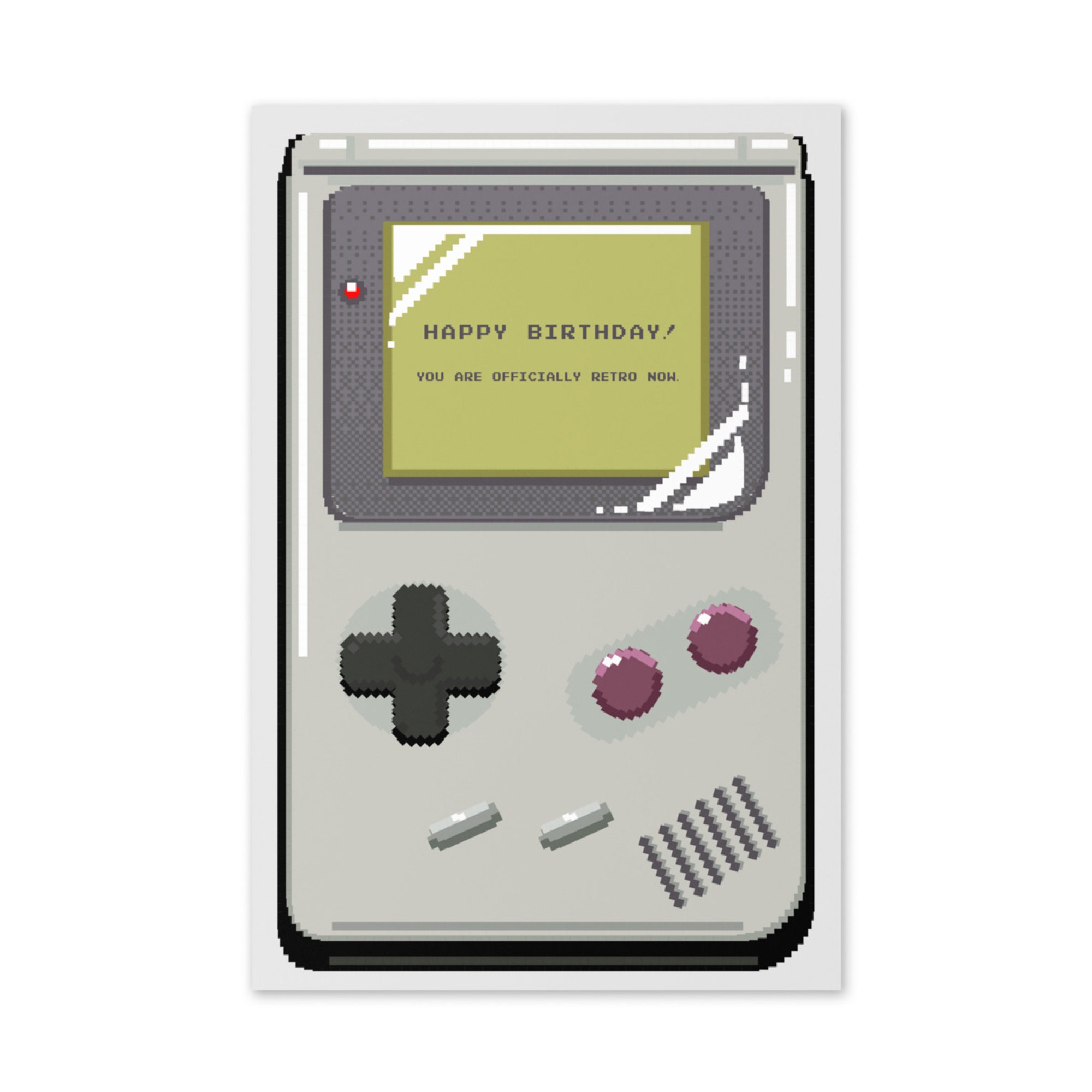 Retro Gamng Brthday Card - Nntendo NES Cartrdge Desgn - Etsy - View #11