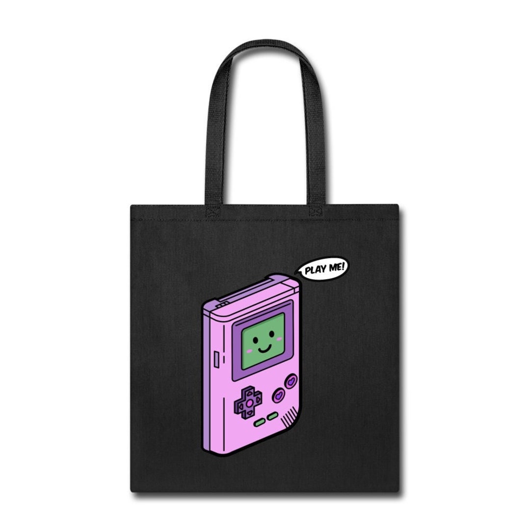 Cute Gameboy Tote Bag Game Boy Bag Retro Gaming Tote Bag for Retro