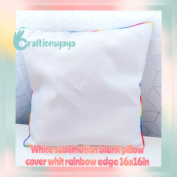 2 pcs 16X16  White Sublimation Blank Pillow or 10 pack 5pc 