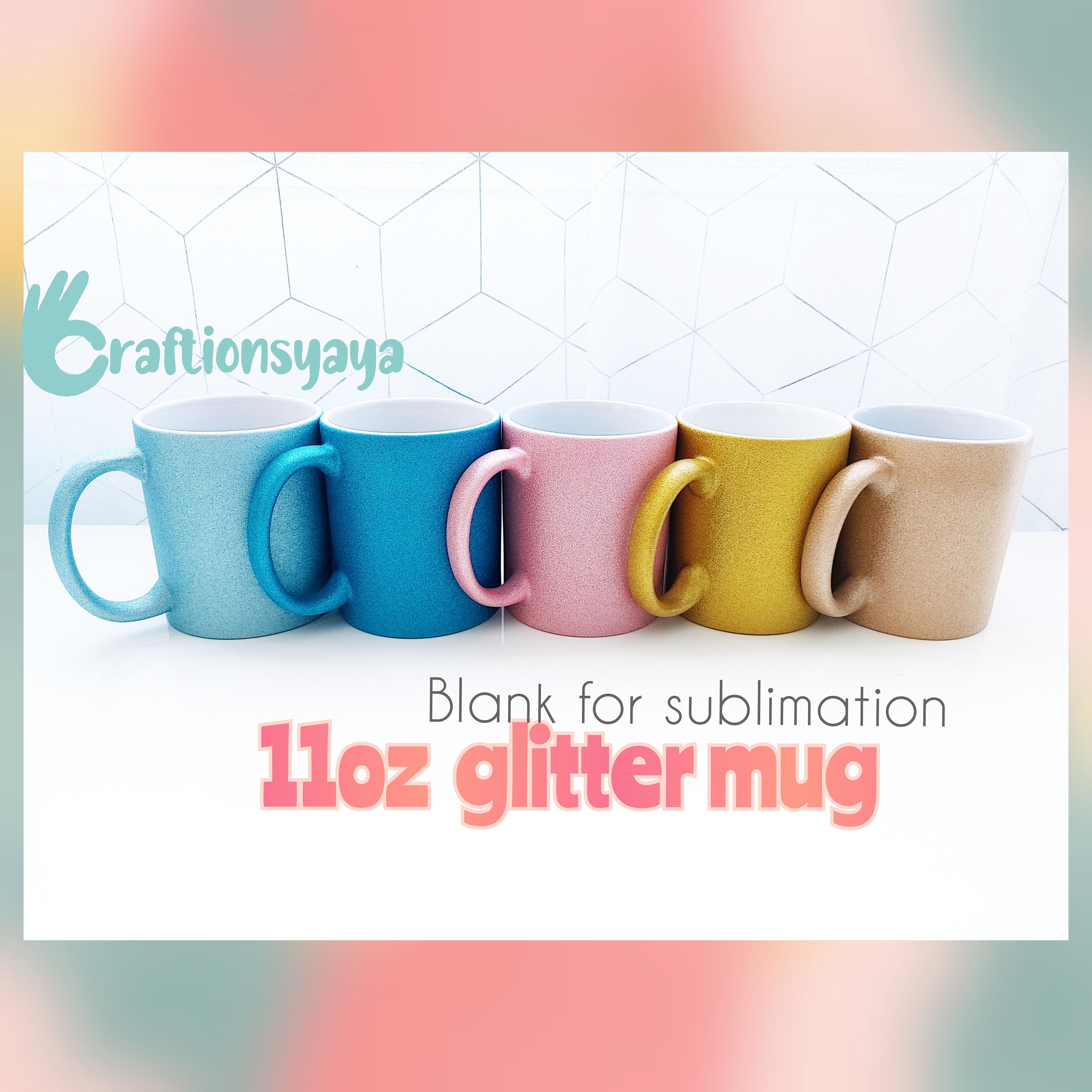 Sublimation Glitter Tumblers – Sublimation Blanks Canada - Emotion