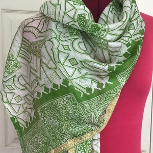 Beach Cover-Up/Sarong/Wrap/Upcycled Sari/One Of A Kind