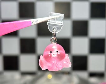 Cute Octopus Dust Plug Charm For Kindles, iPhones And Androids, Animal Charm, Kindle Charm, Phone Charm, Dust Plug Charm