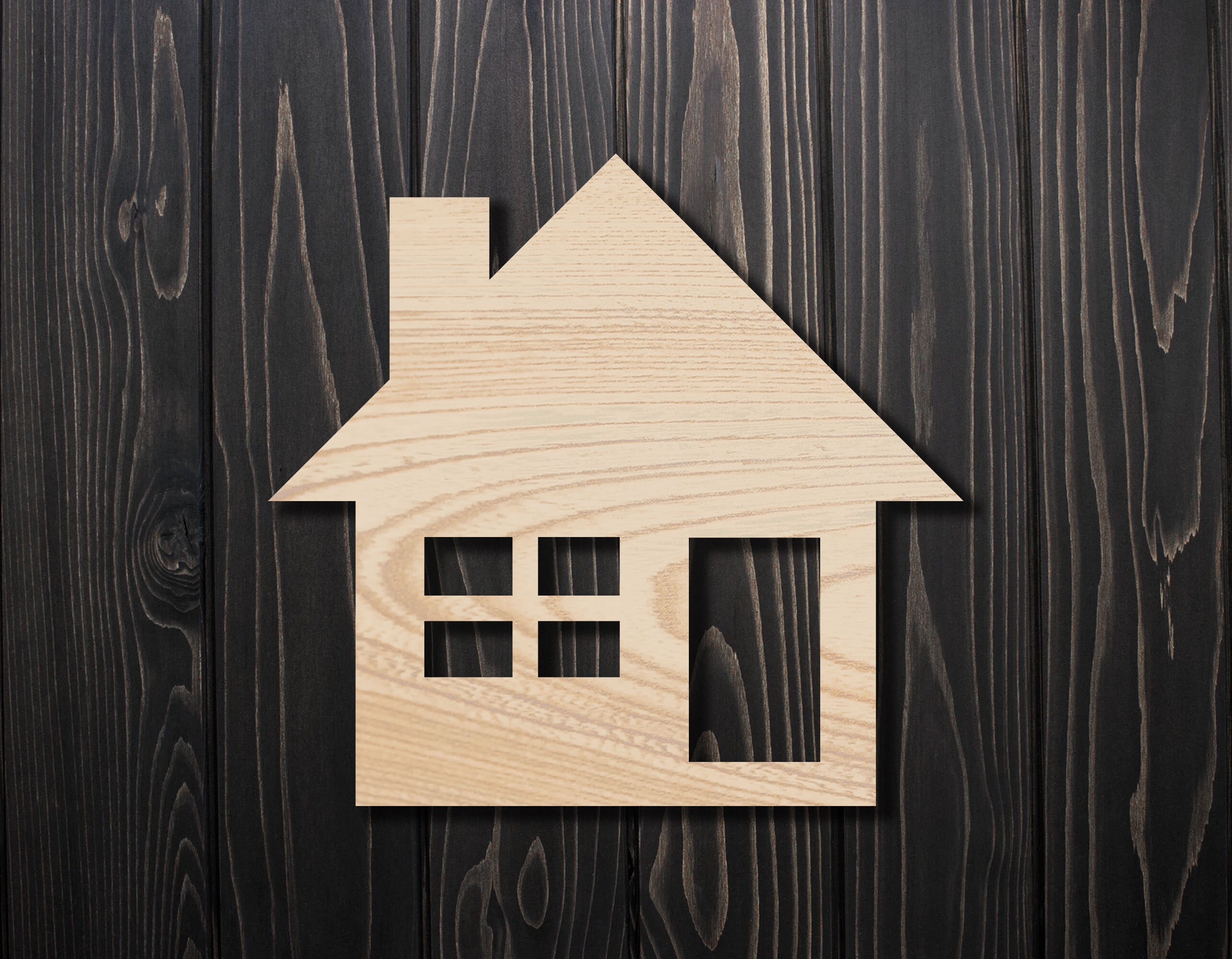 House cutout Multiple Sizes Laser Cut House cutout Etsy