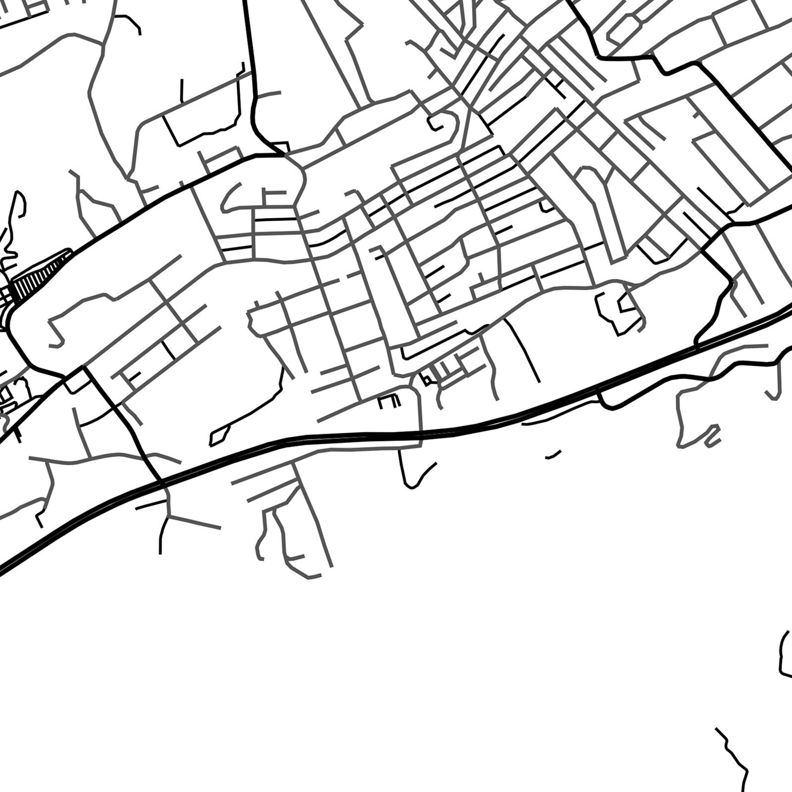 Bluefield Map Print Poster Canvas Map of Bluefield West Etsy