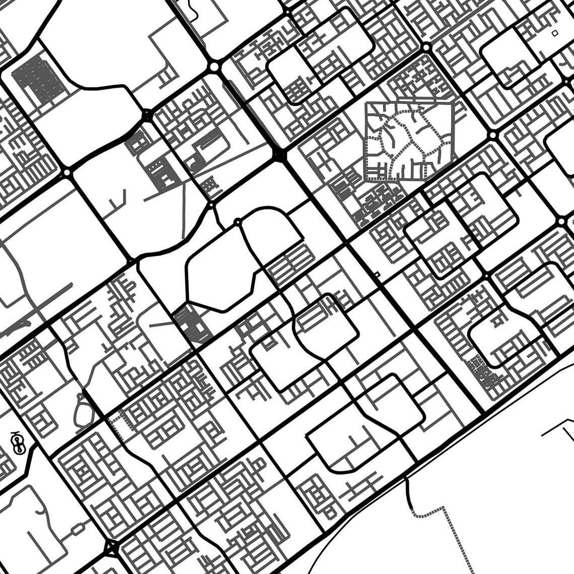 Chandigarh Map Print Poster Canvas Map of Chandigarh India Etsy